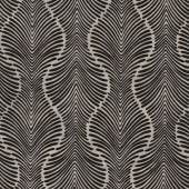 Dtail feuille papier lokta motif Palmes Noir et blanc fait main au Npal - Papiers de Atelier Chez Soi