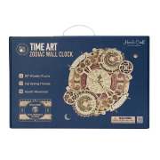 Maquette en bois Horloge murale Zodiac 47 cm LC601 166 pièces à fabriquer Rokr