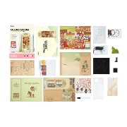 Kit Maquette Book Nook à fabriquer Falling Sakura 18x10x24 cm TGB05 Serre-livres Rolife