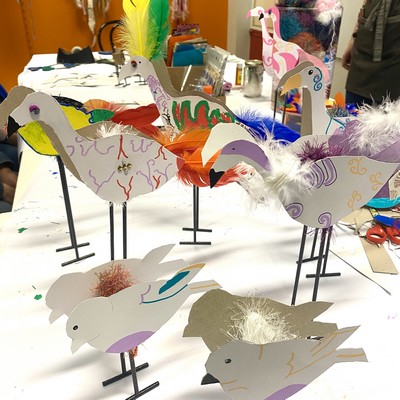 [Photo] Atelier Cratif Enfant Ma Sculpture d'Oiseau