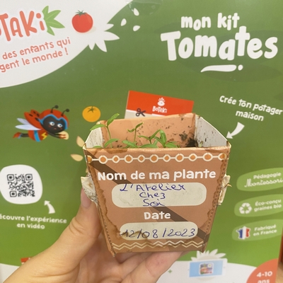 [Potager] Tuto ralisation dun pot pour semis de tomates cerises pour enfant