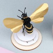 Kit de fabrication 1 Abeille Dorée 12 cm Honey Bee Assembli