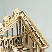 Maquette en bois circuit à billes 25 cm LG502 239 pièces Rokr