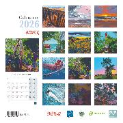 Calendrier mural 2026 Suzie Q 12 illustrations 30X30 cm Blue Art Editions