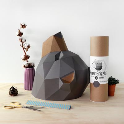 Nouveau Kit Papercraft : le Trophe Ours Grizzly  fabriquer