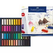 Pastels Tendres Carrés Boite 48 demi-pastels Creative Studio Faber Castell