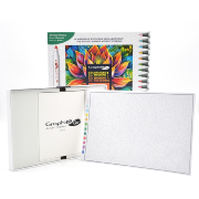 Kit Coloriage Mystère Exotic Mandala 12 Marqueurs Acrylique Graph'It Go et 8 Cartes