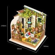 Kit Maquette 3D Terrasse fleurie à fabriquer Miller's Garden 21 cm DG108 Rolife