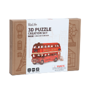 Kit Maquette 3D Puzzle London Bus Tour 19x8x11cm TGM02 Creation Set Rolife