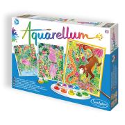 Kit Peinture Aquarellum Amazone 3 Tableaux 25x32cm Sentosphère