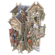 Carte 3D Roméo et Juliette 16x16 Décor en relief avec enveloppe