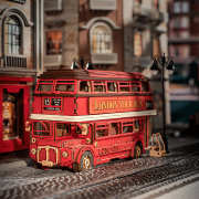 Kit Maquette 3D Puzzle London Bus Tour 19x8x11cm TGM02 Creation Set Rolife