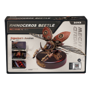 Insecte Coléoptère Rhinocéros Beetle Puzzle 3D Scarabée mécanique 156 pièces MI01 Rokr