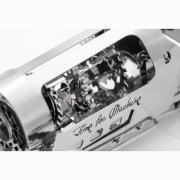 Maquette mécanique Métal Silver Bullet Voiture 15 cm 92 pièces Inox Ressort Time For Machine