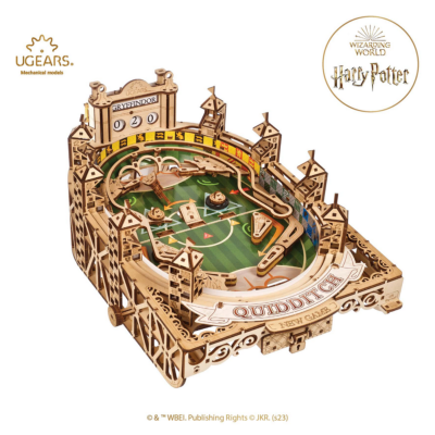 Ugears Maquette Bois Harry Potter Flipper Quidditch Puzzle 3D Mécanique