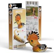 Mini-maquette Eugy Oiseau Huppe Hoopoe 10.6 cm  à construire en Carton 3D