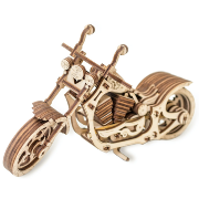 Maquette mécanique en bois Moto Cruiser 152 pièces 22×12×8cm Puzzle 3D Ewa Eco Wood Art