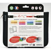 Trousse Feutres Graph'It Manga Starter Marqueurs à Alcool Double-Pointe Liners Trames Carnet