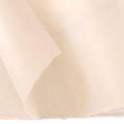 Papier népalais uni Fin 75g couleur Naturel Feuille 50x75 cm Lokta Fait-main