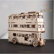 Ugears Maquette Bois Harry Potter Bus 3 étages The Knight Bus Puzzle 3D Mécanique