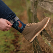 Chaussettes Homme Bleu Marine Coq Bambou Taille unique 41-46 Wrendale