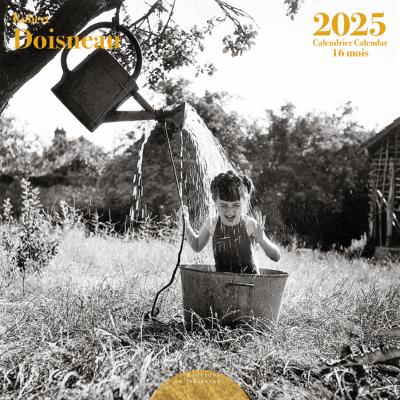 Calendrier mural 2025  Robert Doisneau 12 illustrations 16 mois 30X30 cm Ed Desastre