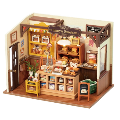 Kit Maquette 3D Patisserie miniature à fabriquer Becka’s baking house 22 cm DG161 Rolife