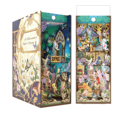 Kit Maquette Book Nook Songe Nuit d'Eté 18x10x24.5 cm TQ130 Serre-livres Midsummer Night's Dream Miniature 3D