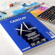 Album Canson XL Mixed Media Texturé A4 300g 30fl 21x29,7cm Spirale Grain Moyen