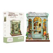 Kit Maquette Champs Elysées Florist 17x12x10 cm CWGC201 Boutique de Fleurs 3D avec Vitre anti-poussière Cutebee