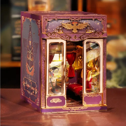 Kit Maquette Book Nook Cabine de Train Voyage Magique 22x16x22 cm TQ441 Magical Journey Miniature 3D ToneCheer