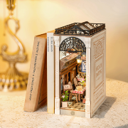 Kit Maquette Book Nook à fabriquer Arcade Dating 19x11x25 cm TGB10 Serre-livres Ruelle Marchande 3D miniature Rolife