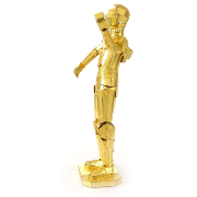 Maquette Métal Star Wars C-3PO Robot 12 cm Métal Doré MMS270 Metal Earth