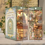 Kit Maquette Book Nook Epoque Shakespeare 18x10x24.5 cm HTQ129 Serre-livres Shakespear's Verse Miniature 3D