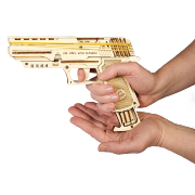 Ugears Maquette Bois Pistolet Wolf-01 Puzzle 3D mécanique