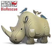 Mini-maquette Eugy Rhinocéros 8.6 cm à construire en Carton 3D