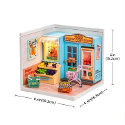 Kit Maquette Super Store Primeur DW003 Miniature à fabriquer Super Creator Fruit Store Rolife