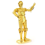 Maquette Métal Star Wars C-3PO Robot 12 cm Métal Doré MMS270 Metal Earth