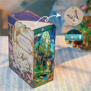 Kit Maquette Book Nook Songe Nuit d'Eté 18x10x24.5 cm TQ130 Serre-livres Midsummer Night's Dream Miniature 3D