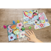 Coffret Pochoirs Motifs 5 Tableaux Printemps 3 ans Crealign