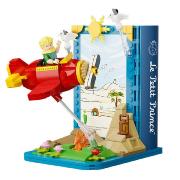 Briques de constructon Le Petit Prince Serre-livre Avion rouge  276 pièces H 14 cm Pantasy