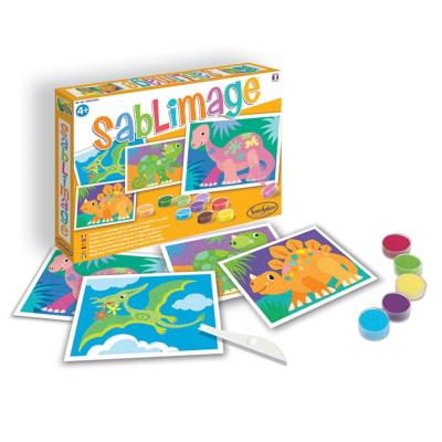 Kit Tableau de Sable Dinosaures 4 Tableaux Sablimage Sentosphère