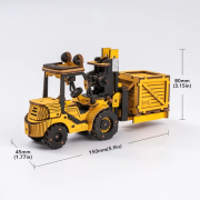 Maquette Engin Chantier Elévateur 15cm Puzzle 3D 139 pièces TG413K Rokr