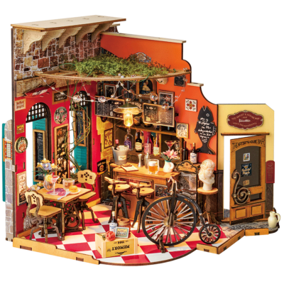 Kit Maquette 3D Cheers Bar&Dining miniature à fabriquer 22x15x18 cm DG173 Rolife