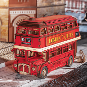 Kit Maquette 3D Puzzle London Bus Tour 19x8x11cm TGM02 Creation Set Rolife