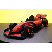 Kit de fabrication Voiture de Course Rouge 19.5 cm Race car Red Hot Assembli