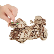 Maquette mécanique en bois Moto Bike 273 pièces 23×12×8cm Puzzle 3D Ewa Eco Wood Art