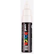 Marqueur Peinture Posca PC8K Blanc Pointe large biseautée 8 mm