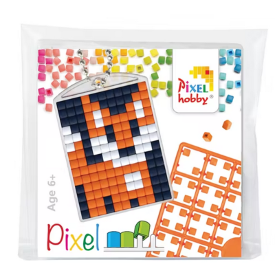 Kit Porte-Clés en Pixels Renard à créer 3 x 4 cm Pixel Hobby