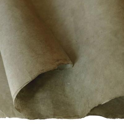 Papier népalais uni couleur Gris Souris Feuille 50x75 cm Lokta Fait-Main